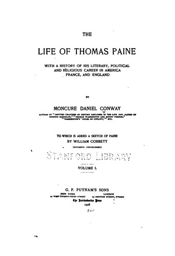 The life of Thomas Paine