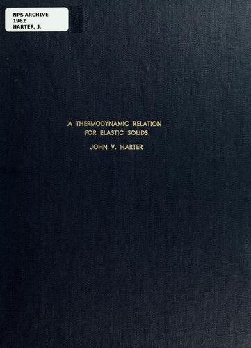 A thermodynamic relation for elastic solids