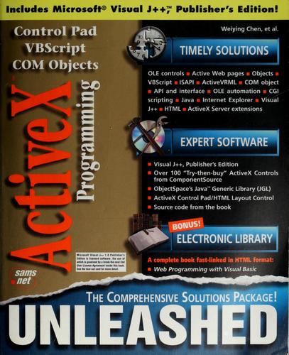 ActiveX programming unleashed