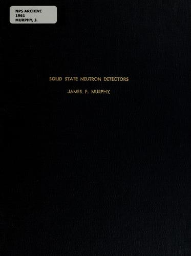 Solid state neutron detectors
