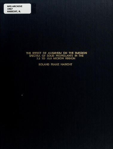 The effect of aluminum on the emission spectra of solid propellants in the 7.5 to 15.0 micron region