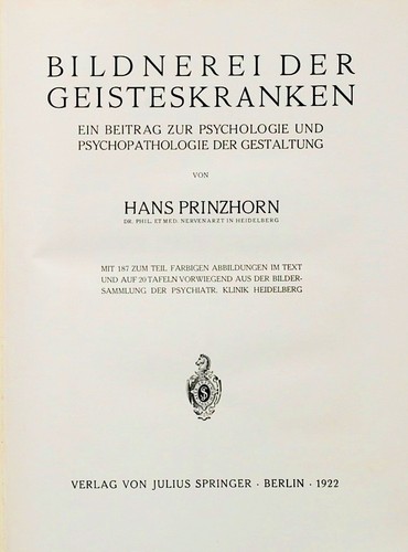 Bildnerei der Geisteskranken