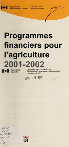 Farm financial programs 2001-2002