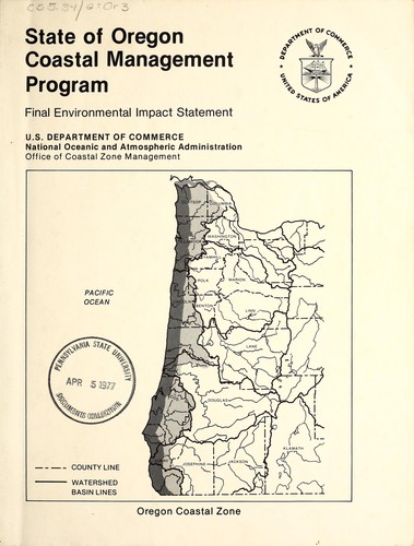 State of Oregon coastal management program
