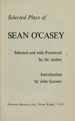 Selected plays of Sean O'Casey