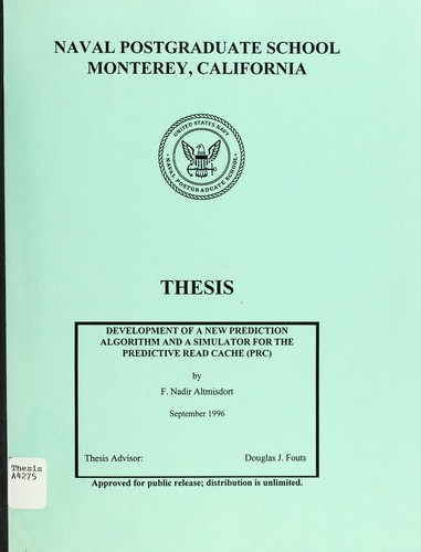 Development of a new prediction algorithm and a simulator for the Predictive Read Cache (PRC)