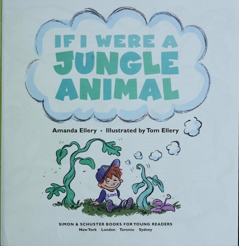 If I were a jungle animal by Amanda Ellery cover
