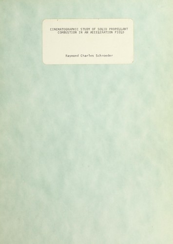 Cinematographic study of solid propellant combustion in an acceleratoin field