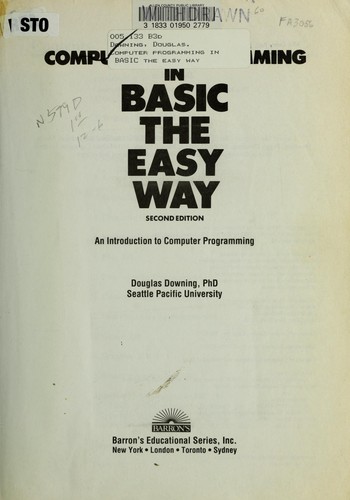 Computer programming in BASIC the easy way