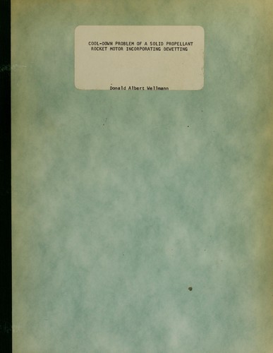 Cool-down problem of a solid propellant rocket motor incorporating dewetting