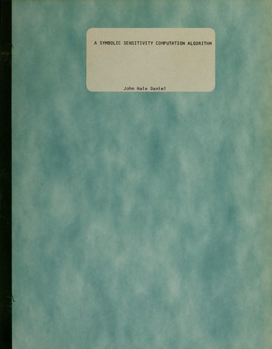 A symbolic sensitivity computation algorithm