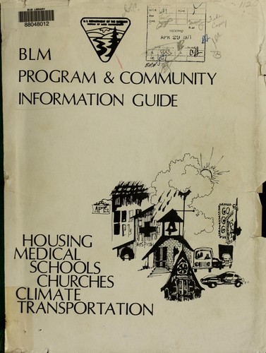 BLM program & community information guide