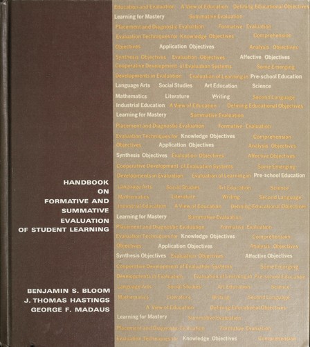 Handbook on formative and summative evaluation of student learning