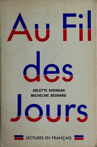Au fil des jours by Arlette Shenkan cover