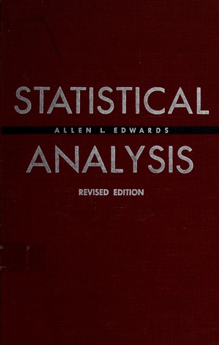 Statistical analysis for students in psychology and education