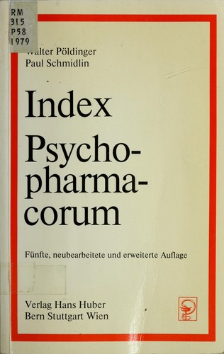 Index psychopharmacorum by W. Pöldinger cover