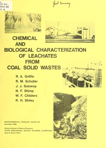 Chemical and biological characterization of leachates from coal solid wastes