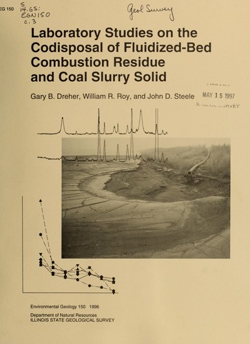 Laboratory studies on the codisposal of fluidized-bed combustion residue and coal slurry solid