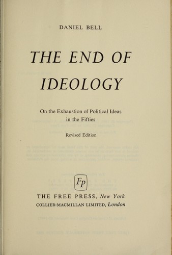 The end of ideology