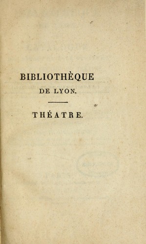 Bibliothèque de Lyon by Bibliothèque municipale de Lyon cover