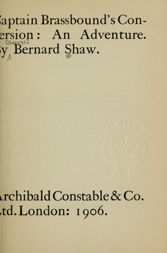 Captain Brassbound's Conversion