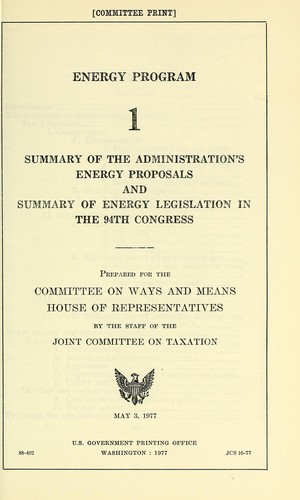 Energy program
