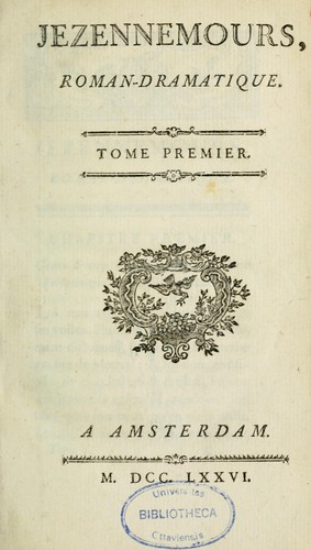 Jezennemours by Louis-Sébastien Mercier cover