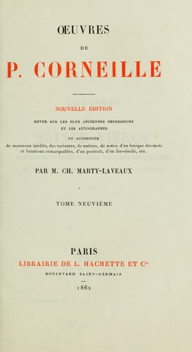 Oeuvres de P. Corneille
