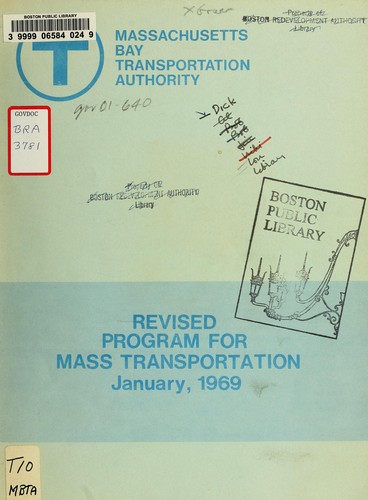 Revised program for mass transportation