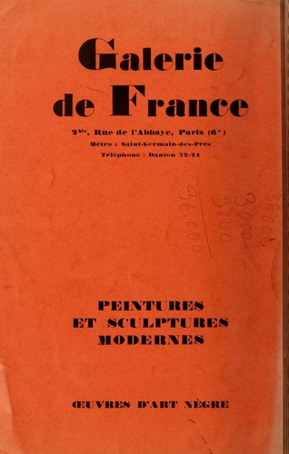 Exposition Kandinsky, du 14 au 31 mars 1930 by Galerie de France (Paris, France) cover