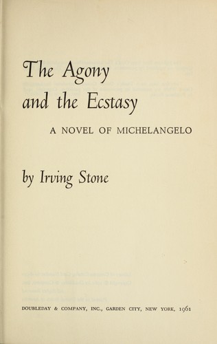 The agony and the ecstasy