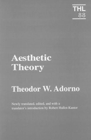 Aesthetic Theory (International Library of Phenomenology and Moral Sciences)