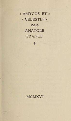 Amycus et Célestin