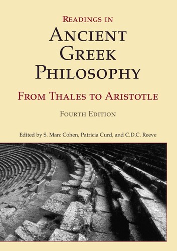 Readings in ancient Greek philosophy