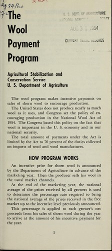 The wool payment program