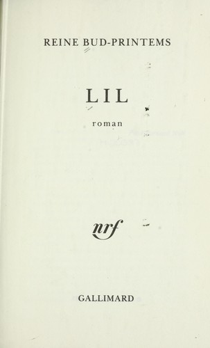 Lil by Reine Bud-Printems cover