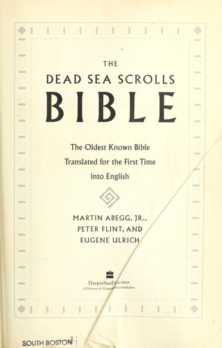 The Dead Sea scrolls Bible
