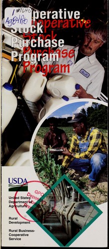 Cooperative Stock Purchase Program