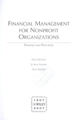 Financial management for nonprofit organizations