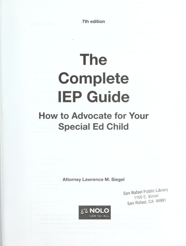 The complete IEP guide