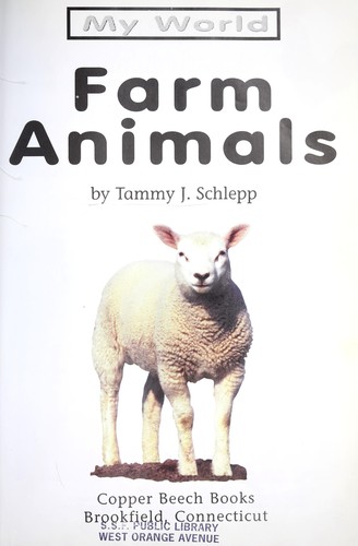 Farm Animals : My World by  cover