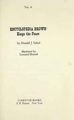 Encyclopedia Brown Keeps the Peace