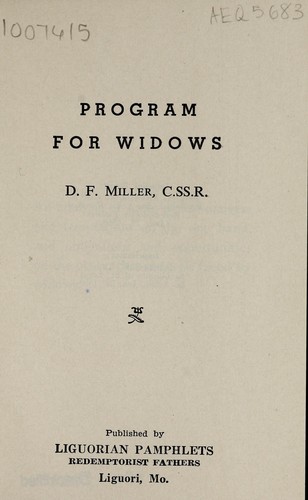 Program for widows