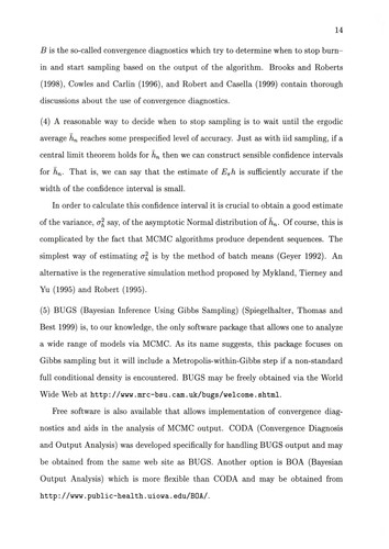 Convergence rates and Monte Carlo standard errors for Markov chain Monte Carlo Algorithms