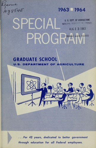 Special program, 1963-1964