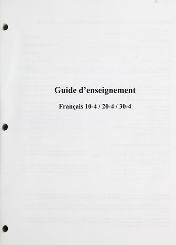 Guide d'enseignement