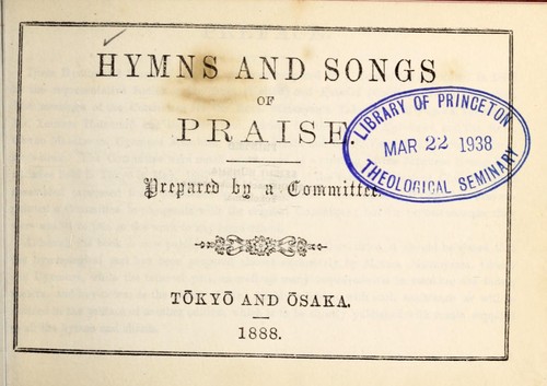 Hymns and songs of praise by  cover