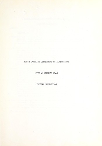 1977-79 program plan