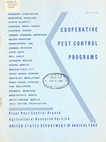 Cooperative pest control programs