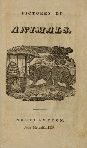 Pictures of animals by John Metcalf cover